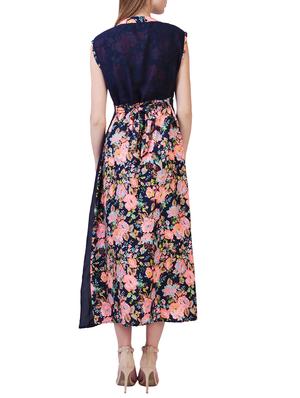 floral layered belted dress - 15491017 - Standard Image - 3