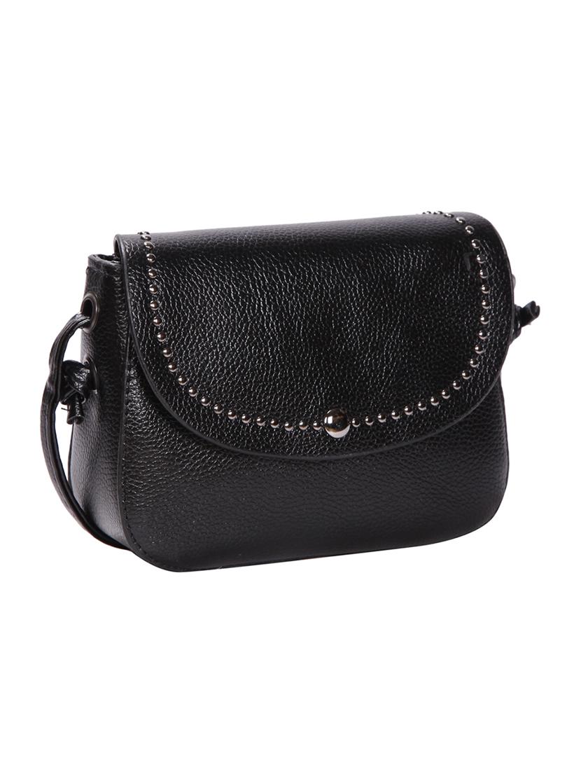 black leatherette (pu) regular sling bag - 15491095 - Zoom Image - 1