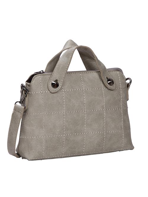 grey leatherette (pu) regular sling bag - 15491136 - Very Small Image - 1
