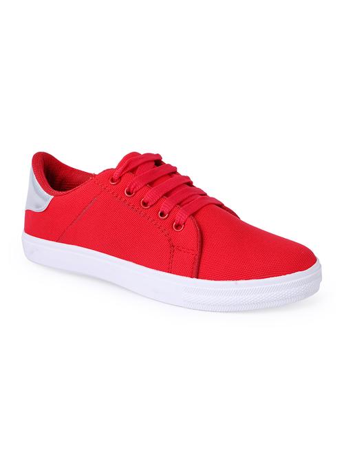 red lace-up sneakers - 15491206 - Very Small Image - 1