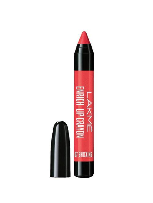 Lakme Enrich Lip Crayon, Shocking Pink, 2.2 g - 15491980 - Standard Image - 1