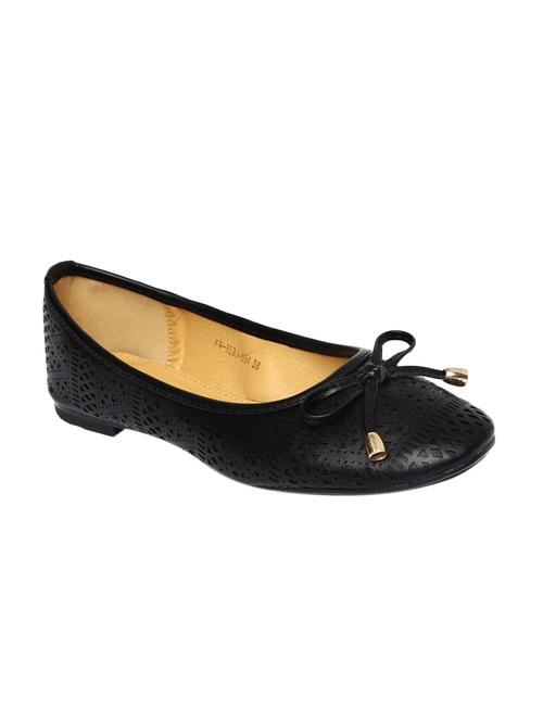 black slip on ballerinas - 15492074 - Standard Image - 1