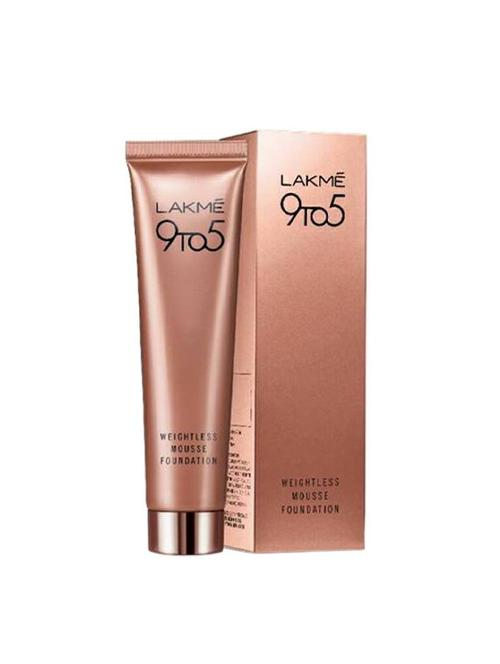 Lakme 9 to 5 Weightless Mousse Foundation (Rose Ivory) - 15492078 - Very Small Image - 1