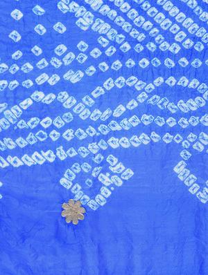 blue art silk bandhani dupatta - 15492334 - Standard Image - 3