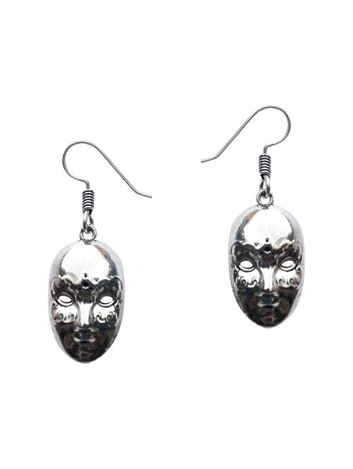 Metallic Tone Drop Earrings - 15492469 - Standard Image - 1