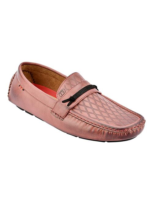 tan Leather slip on loafers - 15492669 - Very Small Image - 1