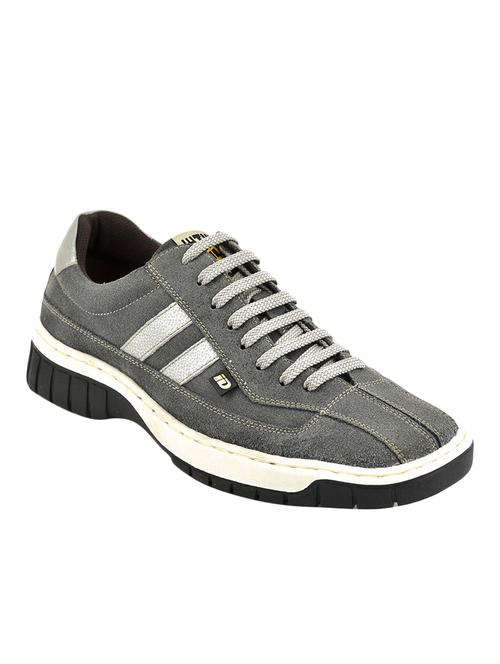 grey Suede lace up shoes - 15492776 - Standard Image - 1