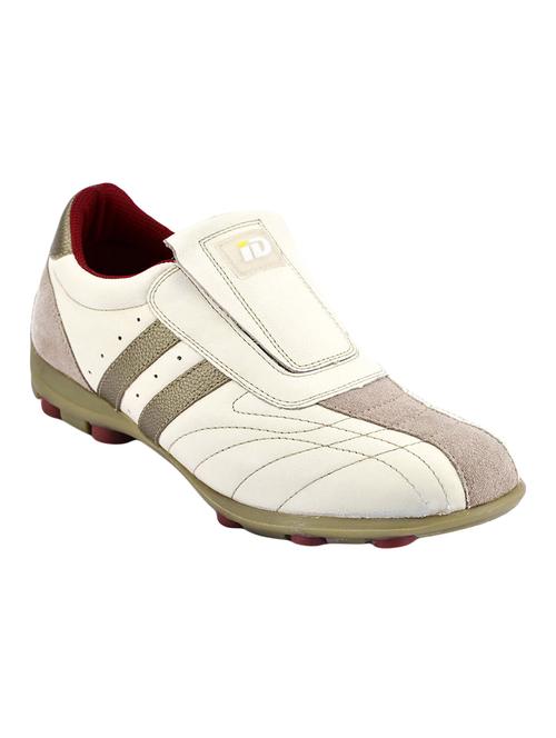 white Leather casual slip ons - 15492784 - Very Small Image - 1