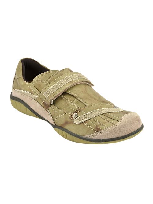 green Leather casual slip ons - 15492788 - Very Small Image - 1