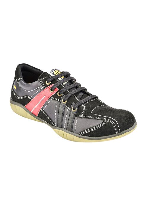 black Leather lace up shoes - 15492789 - Very Small Image - 1