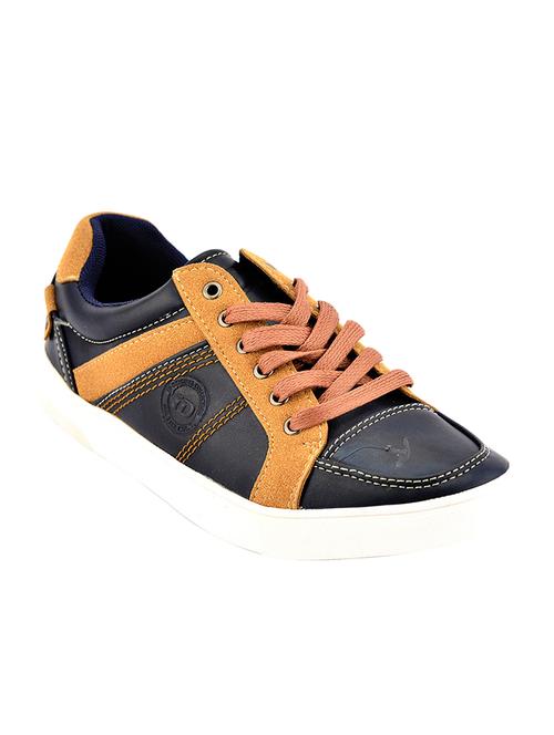 brown Leather lace up sneakers - 15492809 - Very Small Image - 1