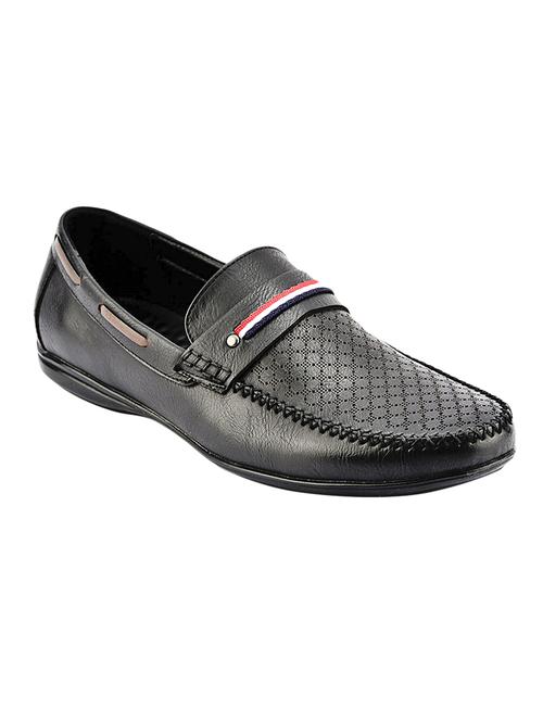 black Leather slip on loafers - 15492822 - Standard Image - 1