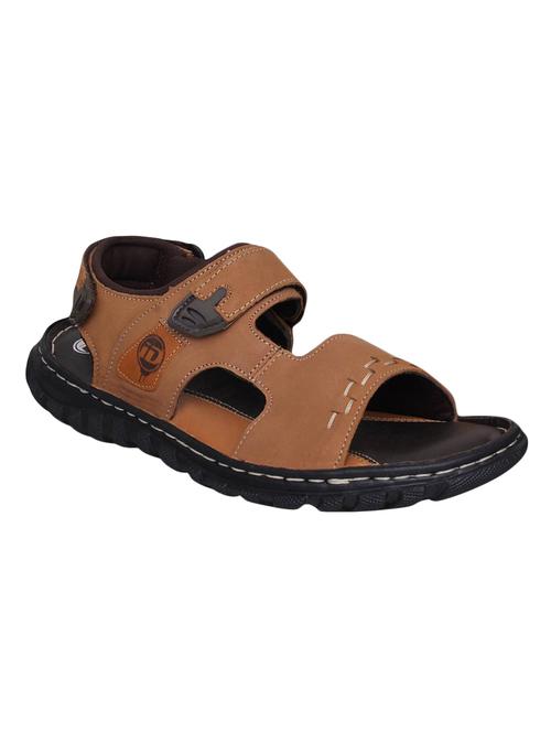 tan Leather back strap floaters - 15492871 - Very Small Image - 1