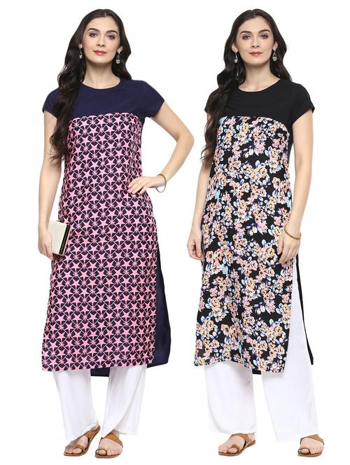 multi colored combos kurta - 15493117 - Standard Image - 1