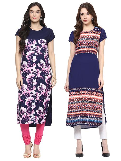 multi colored combos kurta - 15493124 - Very Small Image - 1