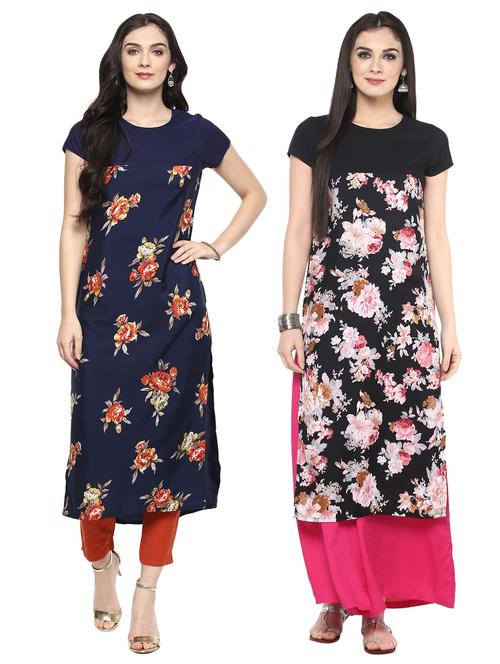 multi colored combos kurta - 15493129 - Standard Image - 1
