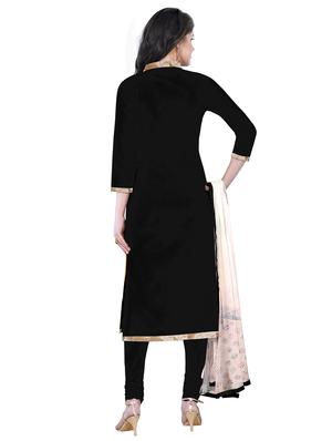 embroidered unstitched churidaar suit - 15493155 - Standard Image - 2