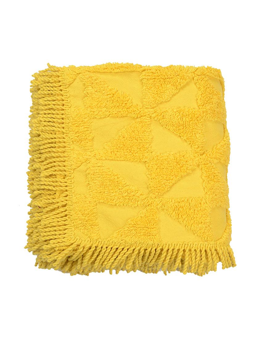 soft cotton unique design tufted set of 2 throws - 15493307 - Zoom Image - 2