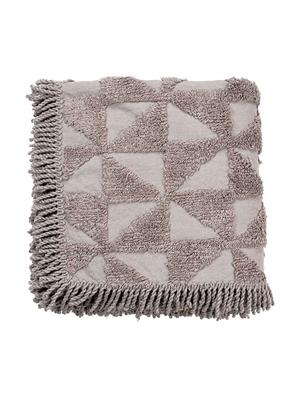 soft cotton unique design tufted set of 2 throws - 15493310 - Standard Image - 2
