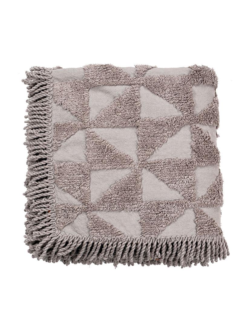 soft cotton unique design tufted set of 2 throws - 15493310 - Zoom Image - 2
