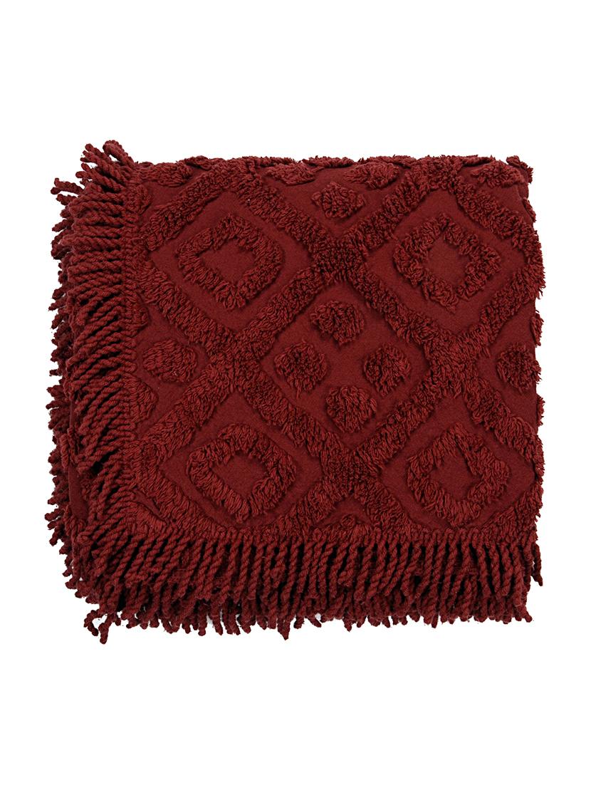 soft cotton unique design tufted set of 2 throws - 15493321 - Zoom Image - 2