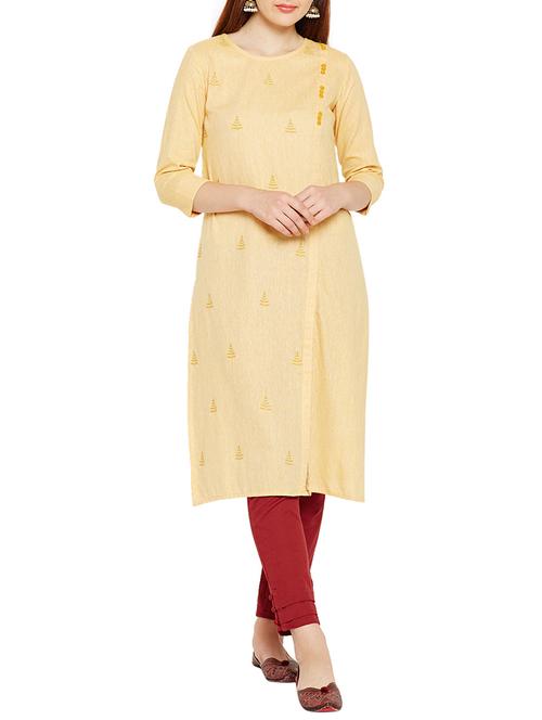 Embroidered straight kurta - 15494270 - Standard Image - 1