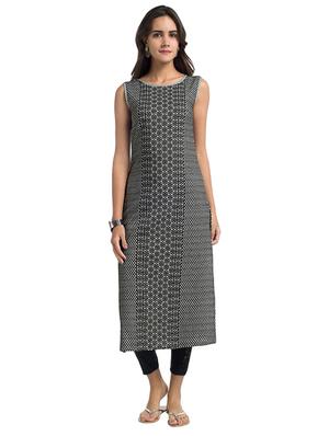 Straight printed kurta - 15494771 - Standard Image - 1
