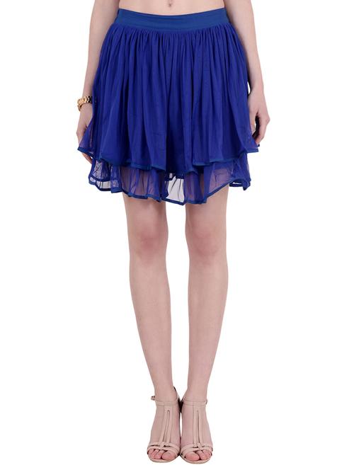 mid waist layered skirt - 15495181 - Standard Image - 1