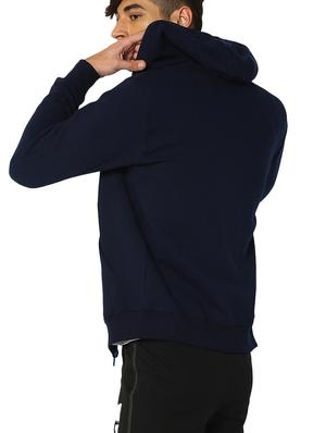 navy blue solid sweatshirt - 15495534 - Standard Image - 3