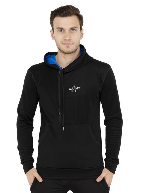 black fleece sweatshirt - 15495538 - Standard Image - 1