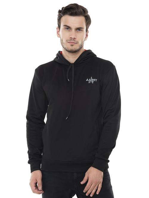 black fleece sweatshirt - 15495540 - Standard Image - 1
