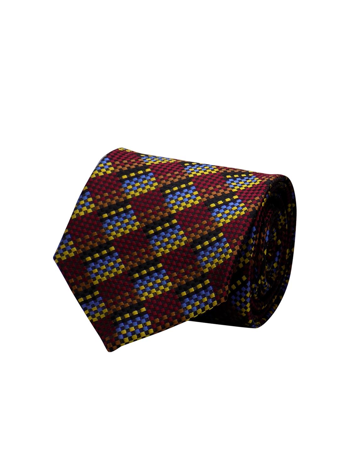 maroon micro fiber tie - 15495587 - Zoom Image - 1