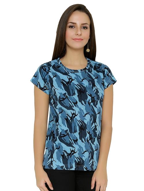 short sleeved printed tee - 15495631 - Standard Image - 1