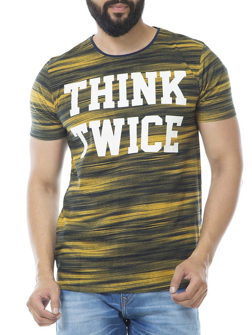 multi colored cotton all over print t-shirt - 15495651 - Zoom Image - 1