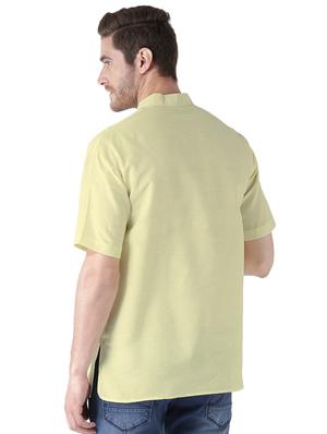 multi colored khadi short kurta - 15495705 - Standard Image - 6