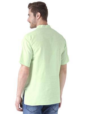 multi colored khadi short kurta - 15495707 - Standard Image - 4