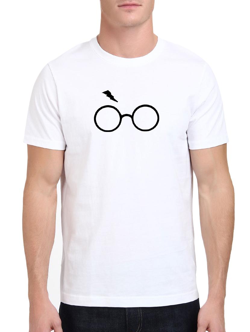 white cotton chest print tshirt - 15495811 - Zoom Image - 1