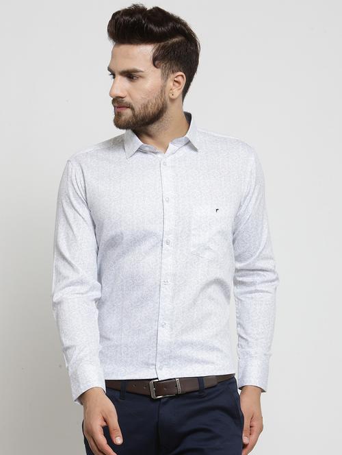 white cotton formal shirt - 15495926 - Very Small Image - 1