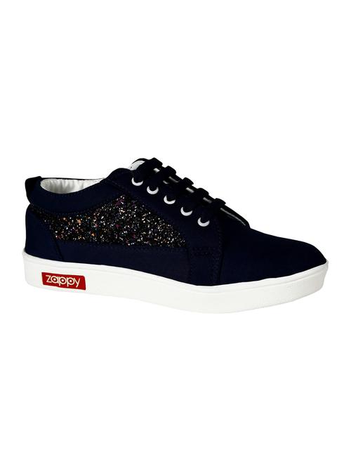 blue lace-up sneakers - 15495980 - Standard Image - 1