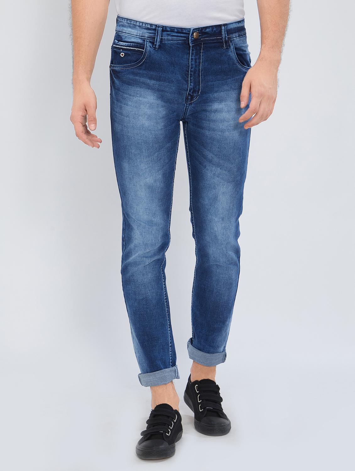 blue denim washed jeans - 15496161 - Zoom Image - 1