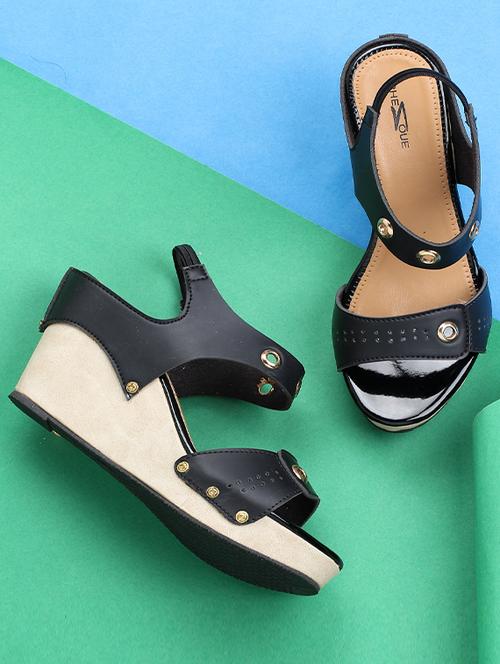 black back strap wedges - 15496562 - Standard Image - 1