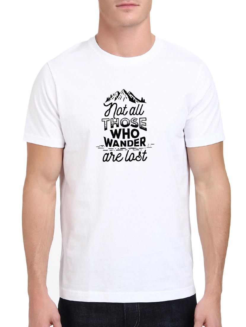 white cotton chest print tshirt - 15496629 - Zoom Image - 1