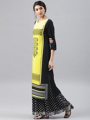 printed straight kurta - 15496807 - Standard Image - 2