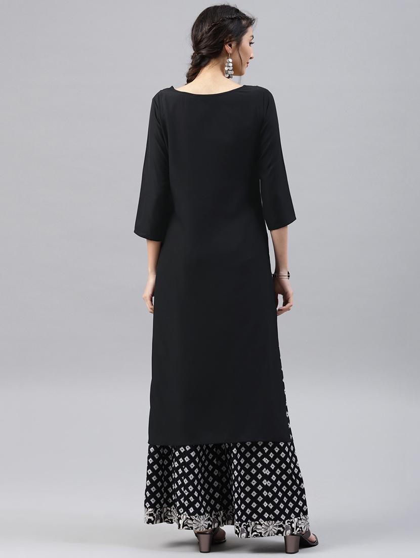 printed straight kurta - 15496807 - Zoom Image - 3