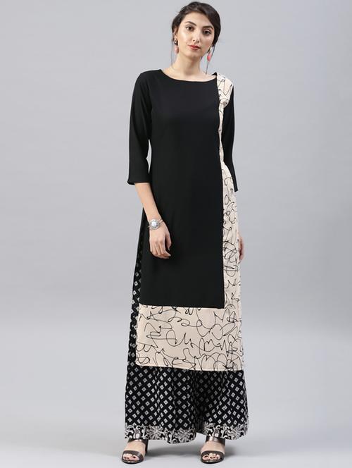 Printed straight kurta - 15496822 - Standard Image - 1