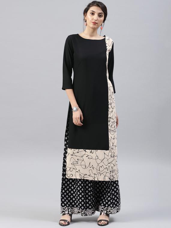 Printed straight kurta - 15496822 - Zoom Image - 1