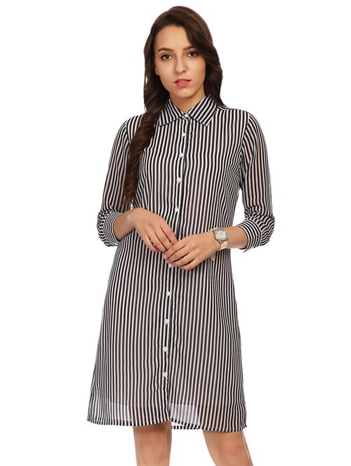 striped shirt dress - 15497074 - Standard Image - 1
