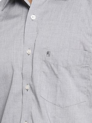 grey cotton casual shirt - 15497353 - Standard Image - 4