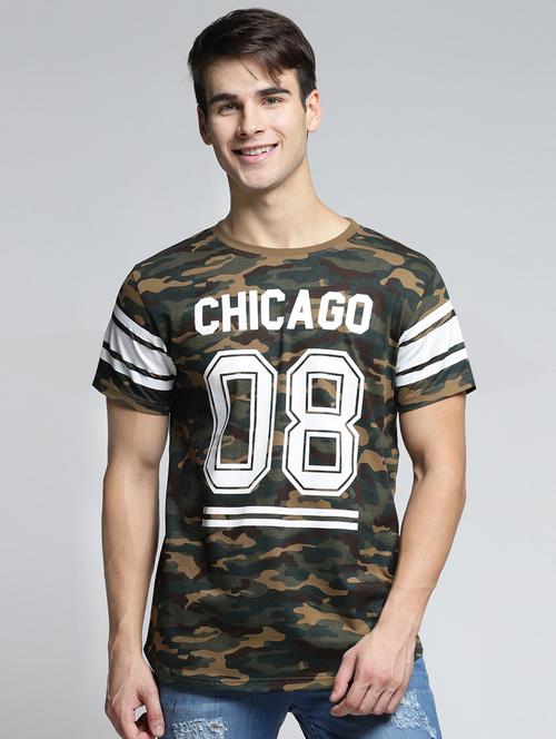 multi colored cotton all over print t-shirt - 15497559 - Standard Image - 1