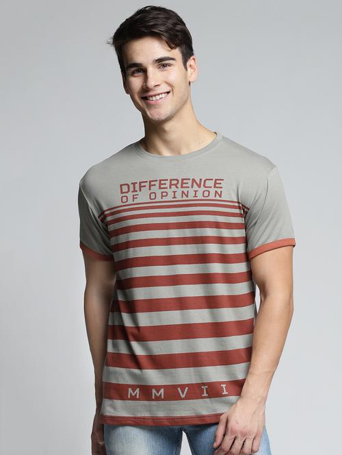 grey cotton t-shirt - 15497618 - Standard Image - 1